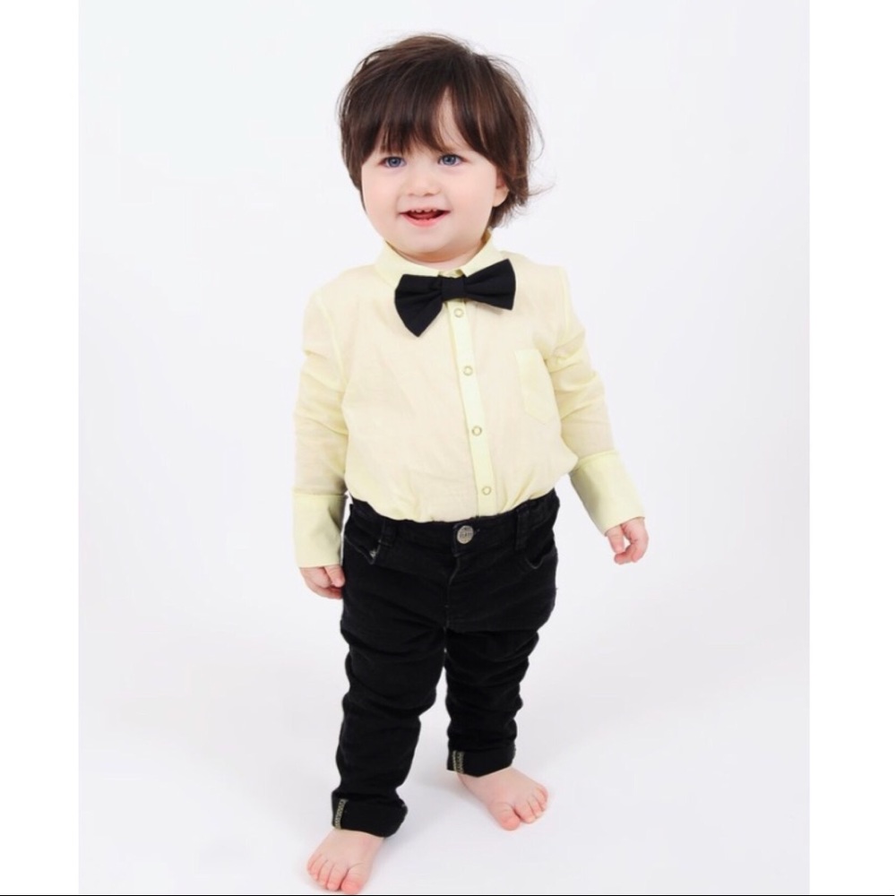 ORGANIC NEON BOW TIE